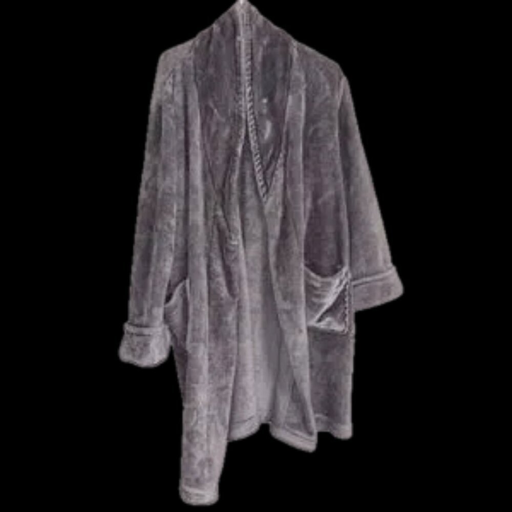Unisex one size fits most mint robe Gray grey new full length (needs belt)
